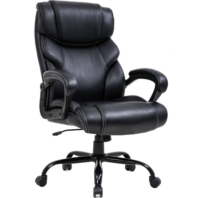 Inbox Zero Big And Tall Office Chair 400lbs Wide Seat Ergonomic Desk